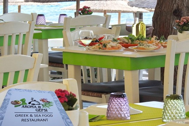 Seafood Greek Restaurant in Kamari Santorini