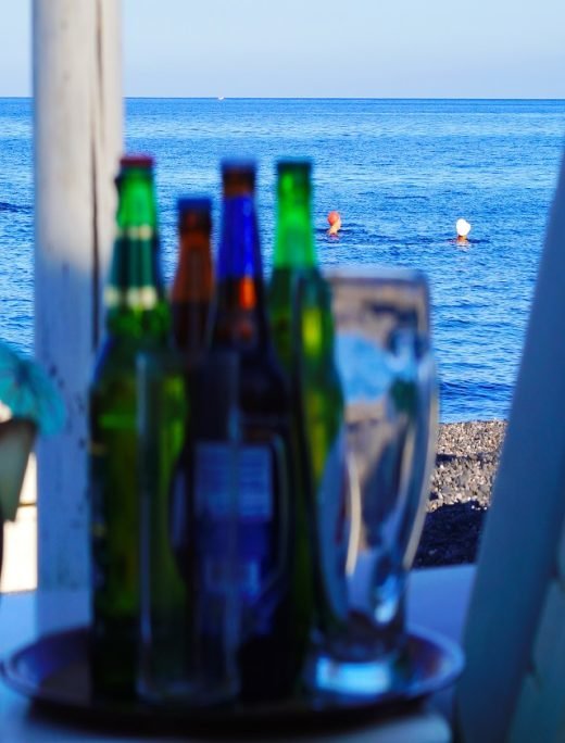 Cold Beers Cocktails and Drinks on the Beach